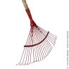 Leaf and lawn rake with round tines - ESSENTIEL