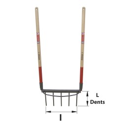 3-tine or 5-tine Broadfork