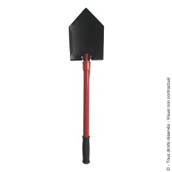 Folding shovel pickaxe