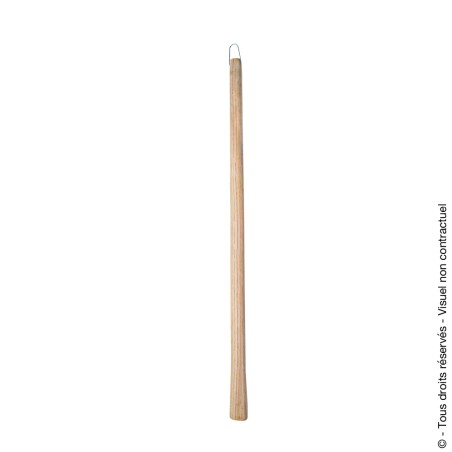 Wooden handle for round pickaxes