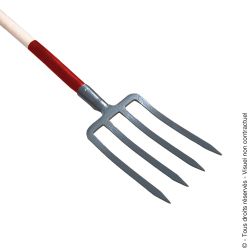 Hardened digging fork