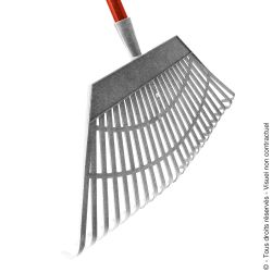 Leaf and lawn rake - Heavy duty flat tines