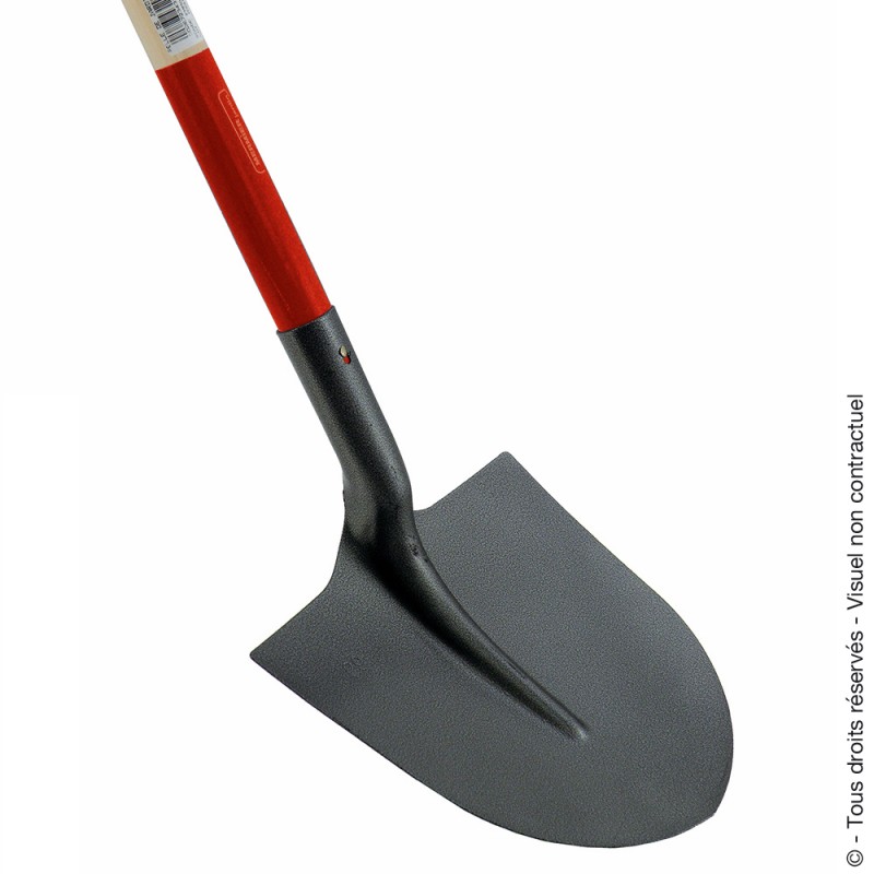 Round nose shovel