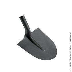 Round nose shovel