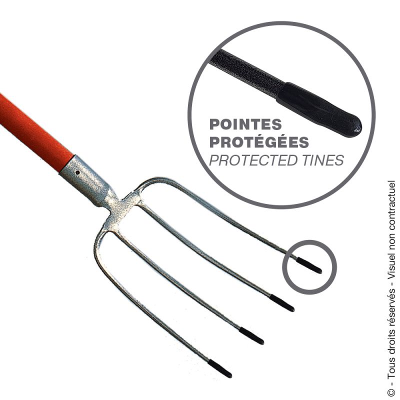 Fourche à fumier grande capacité - manitou devis sous 24h