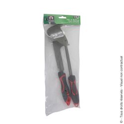 Weeding knife and mower deck scraper set