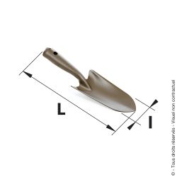 Hardened trowel