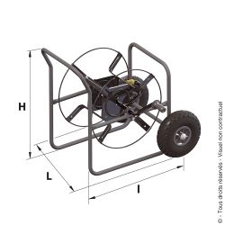 AUTOSTABLE Hose reel - 120 metres of capacity