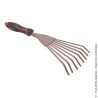 Flat tines shrub rake