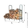 Modular outdoor log rack
