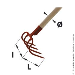 Manure drag fork - ESSENTIEL