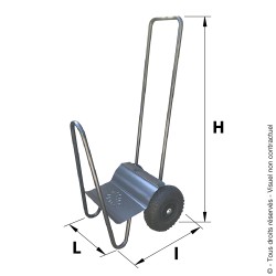 Chariot à bûches essentiel monobloc MERMIER